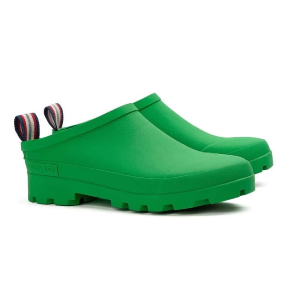 Seavees Bodega Clog in Fern Green size 9